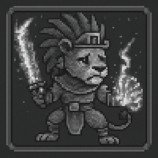 POnlo trizte el perosnaje y gris el boton