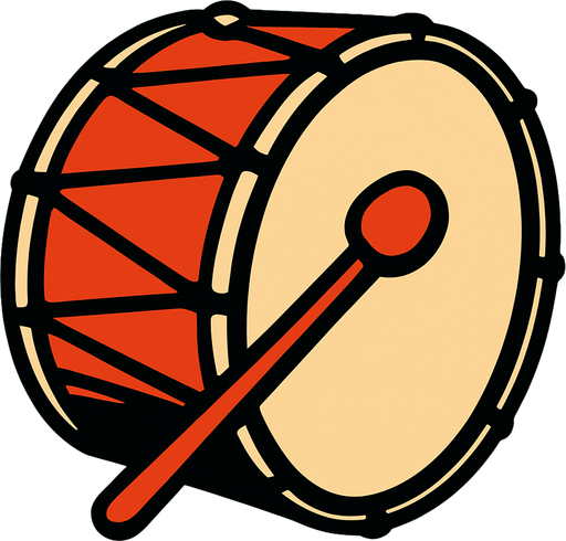 Davul.
In-Game asset.  2d.  High contrast.  No shadows