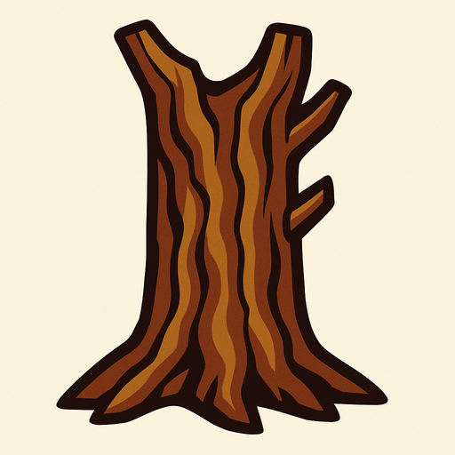 agaç gövdesi 2d.
In-Game asset.  2d.  High contrast.  No shadows