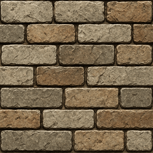 Gercekci duvar.
In-Game asset.  2d.  High contrast.  No shadows