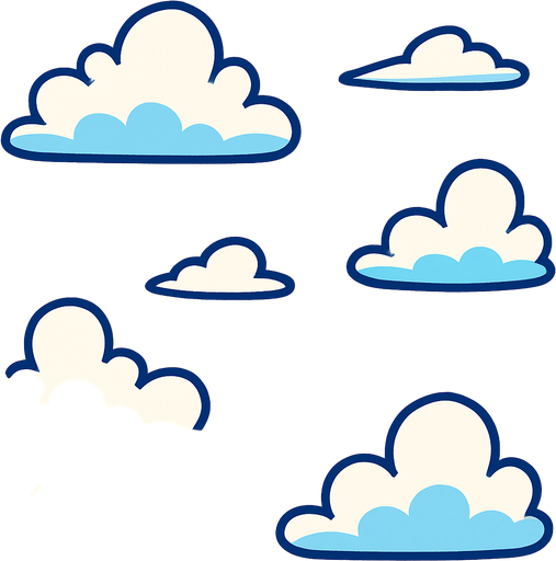 Sky background.
In-Game asset.  2d.  High contrast.  No shadows