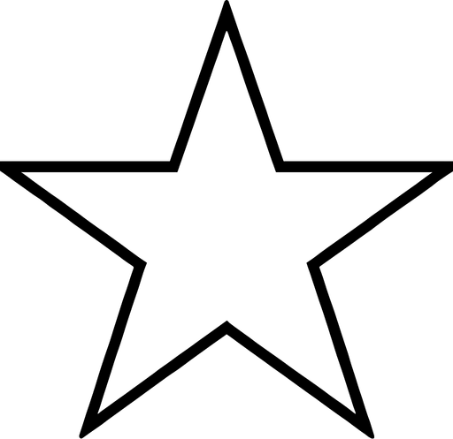 Add a black border to the star