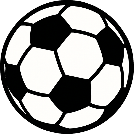 whıte futboall ball.
In-Game asset.  2d.  High contrast.  No shadows