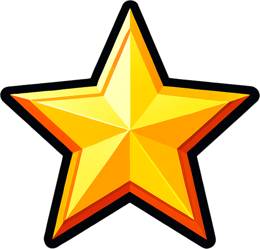 Star.
In-Game asset.  High contrast.  No shadows