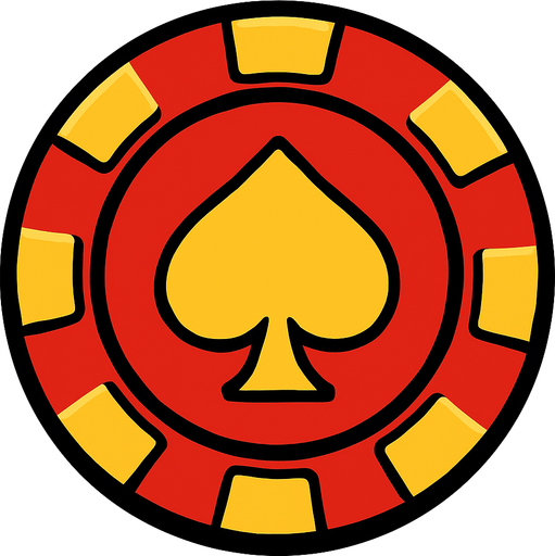 poker chip.
In-Game asset.  2d.  High contrast.  No shadows