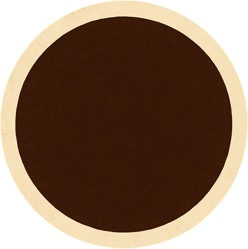 empty circle with thick white border