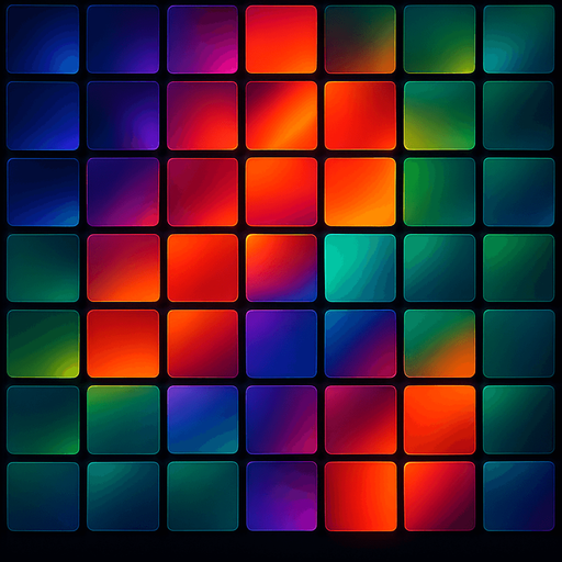 Pack of grid squares. future. HD colors.