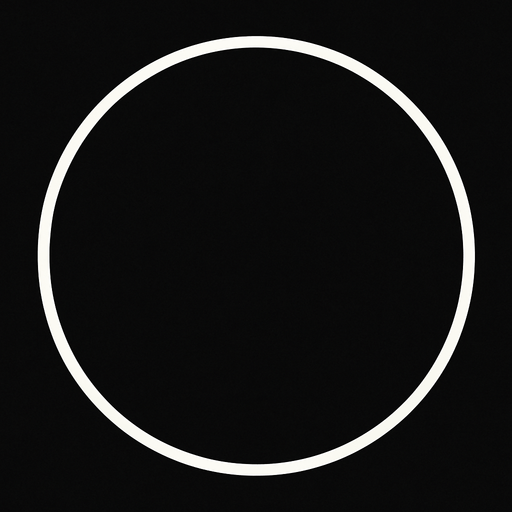 thin range circle.
In-Game asset.  2d.  High contrast.  No shadows