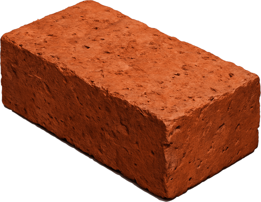 Un ladrillo realista.
In-Game asset.  2d.  High contrast.  No shadows. Realista