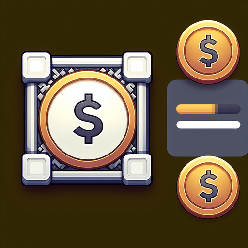 2d 
oyun parası.
Single Game Texture.  In-Game asset.  Blank background.  High contrast.  No shadows