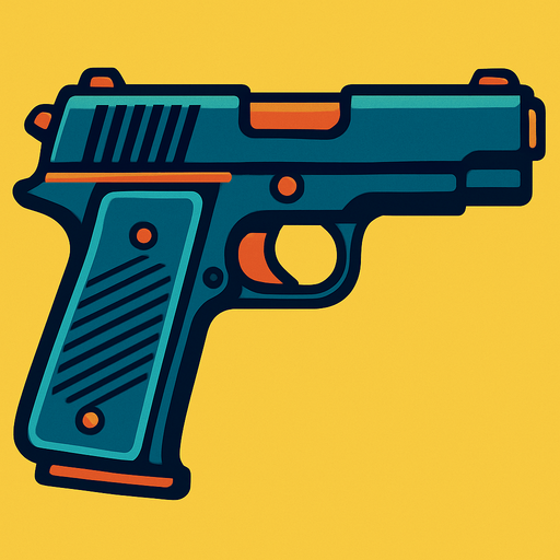 Silah.
In-Game asset.  2d.  High contrast.  No shadows