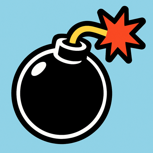 Bomb.
In-Game asset.  2d.  High contrast.  No shadows