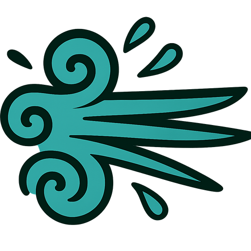 A wind symbol