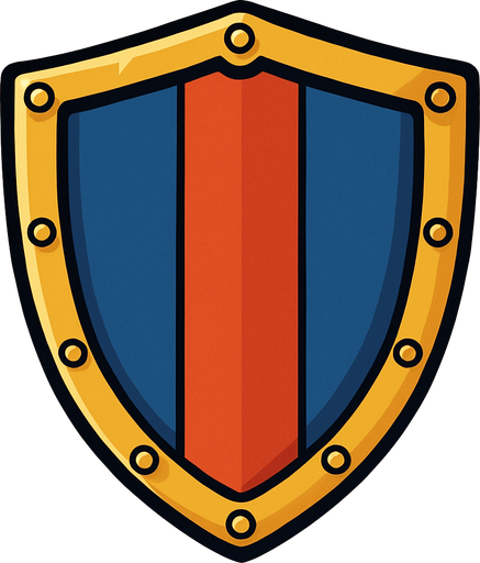 shield.
In-Game asset.  2d.  High contrast.  No shadows