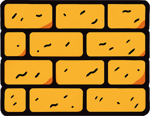 Duvar.
In-Game asset.  2d.  High contrast.  No shadows