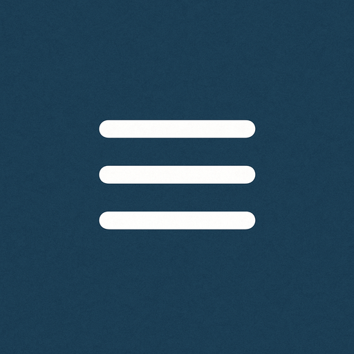 white menu icon