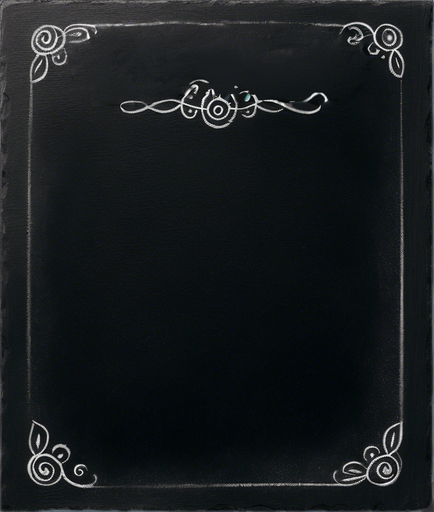 Word "ELIXIR" written in chalk. centered.