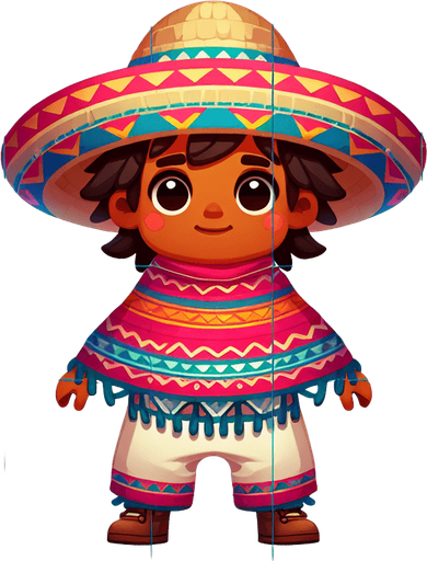 a child.
Single Game Texture. In-Game asset. 2d. Blank background. High contrast. No shadows.