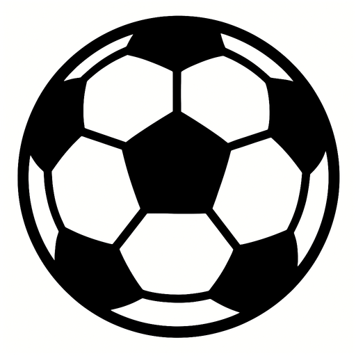 futbol topu.
In-Game asset.  2d.  High contrast.  No shadows