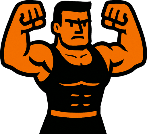 Stronge.
In-Game asset.  2d.  High contrast.  No shadows