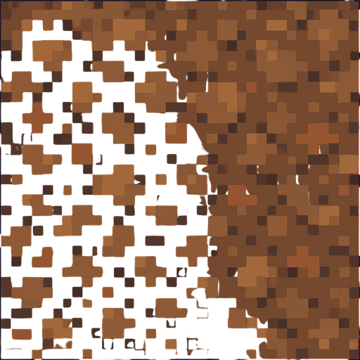 suelo de tierra pixart.
In-Game asset.  2d.  High contrast.  No shadows