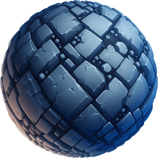 Космический булыжниклетящий и круживщейся вокруг своей оси 
С видом с верха.
Single Game Texture. In-Game asset. 2d. Blank background. High contrast. No shadows.