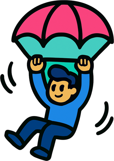 Slow fall.
In-Game asset.  2d.  High contrast.  No shadows