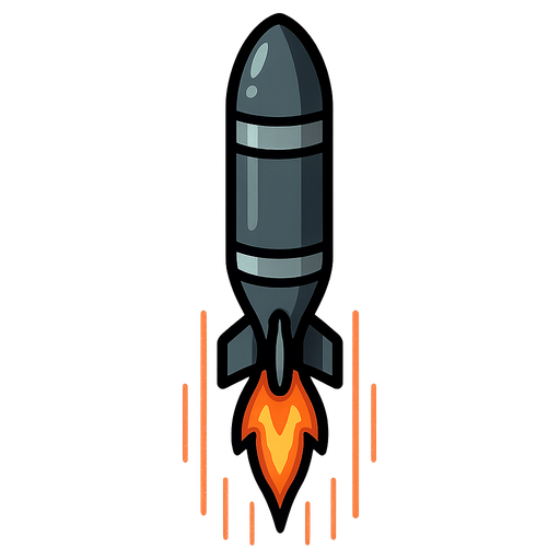 vertical torpedo fall.
In-Game asset.  2d.  High contrast.  No shadows