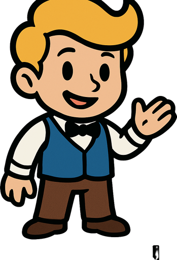 Benjamin.
In-Game asset.  2d.  High contrast.  No shadows