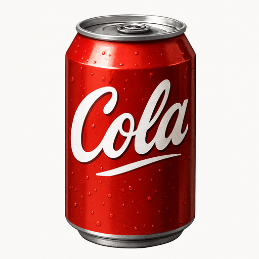 Cola - Gerçekçi - Yazısız.
In-Game asset.  2d.  High contrast.  No shadows