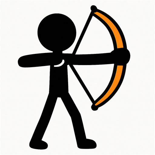 Cöp adam elinda yay olsun.
In-Game asset.  2d.  High contrast.  No shadows