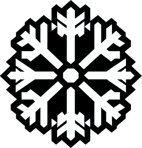 2d cartoon of a lonely snowflake, sideview Single Game Texture. In-Game asset. 2d. Blank background. High contrast. No shadows.