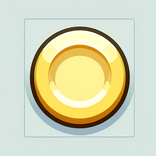 simple light yellow button front view game console, clean, rounded edges, high resolution, graphic.
Single Game Texture. In-Game asset. 2d. Blank background. High contrast.