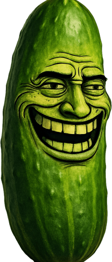 photo of a cucumber meme