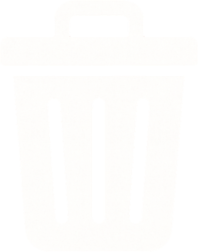 çöp kutusu logosu fakat kırmızı arka planlı (çöp kutusu logosu beyaz renkte olacak).
In-Game asset.  2d.  High contrast.  No shadows