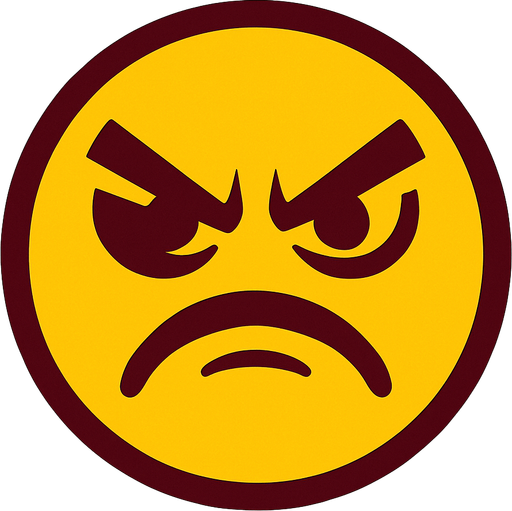 kızgın surat.
In-Game asset.  2d.  High contrast.  No shadows