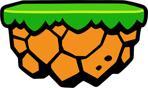 platform.
In-Game asset.  2d.  High contrast.  No shadows