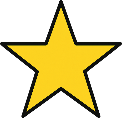 Star.
High contrast.  No shadows