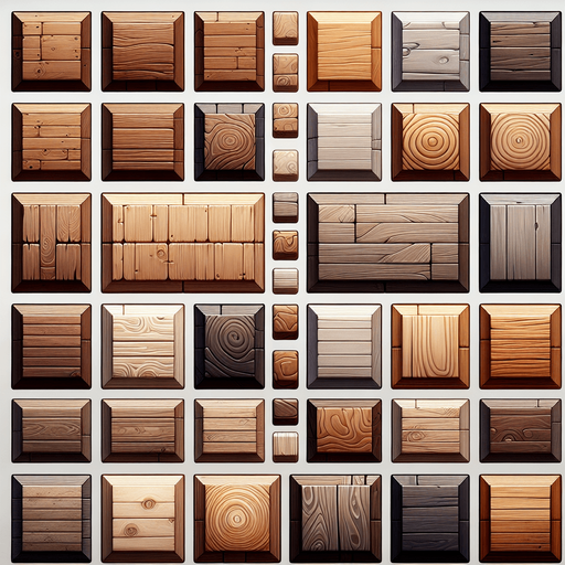 Wood textures packs, square
Single Game Texture.  In-Game asset.  2d.  Blank background.  High contrast.  No shadows