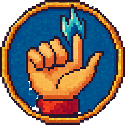 A retro pixel style, colourful, RPG style.