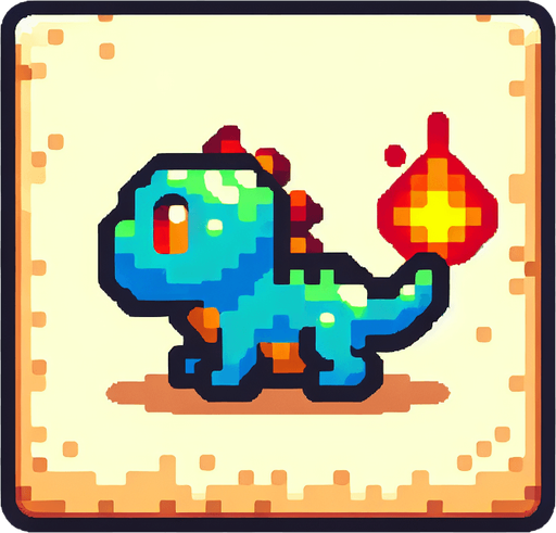 glumanda.
Single Game Texture. In-Game asset. 2d. Blank background. High contrast. No shadows.