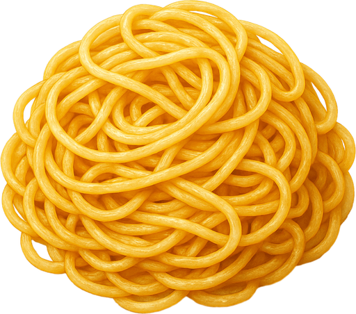 pasta - Gerçekçi - Yazısız.
In-Game asset.  2d.  High contrast.  No shadows