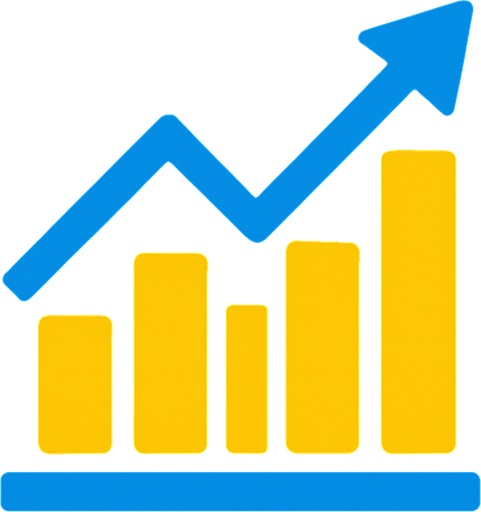 istatistik logosu.
In-Game asset.  2d.  High contrast.  No shadows