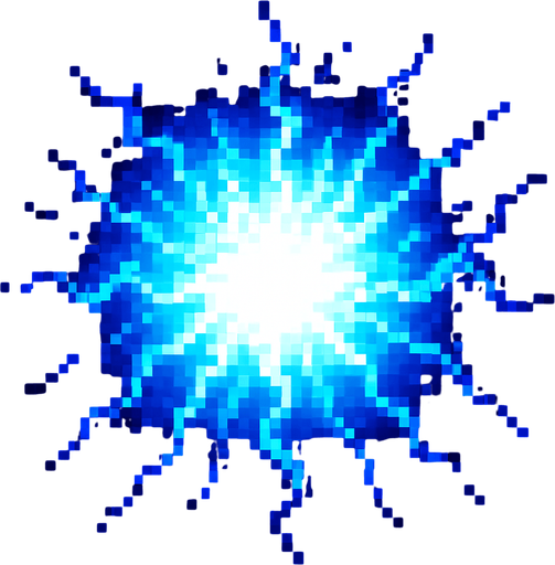 Generame una explosion de este proyectil de forma circular