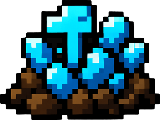 Chopper ore pixart.
In-Game asset.  2d.  High contrast.  No shadows