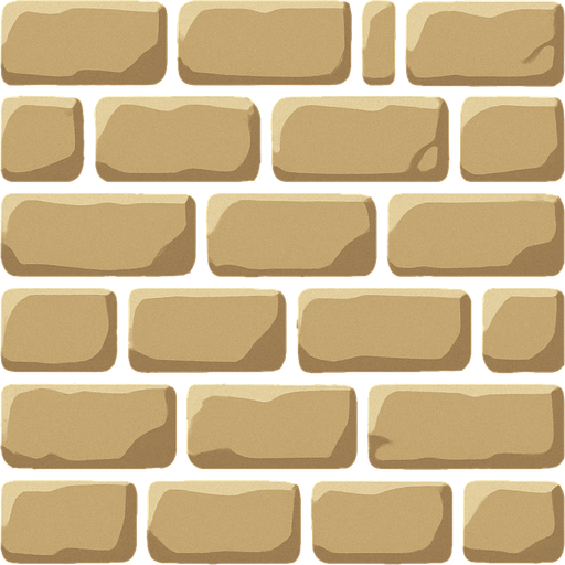 brick wall design stone color.
In-Game asset.  2d.  High contrast.  No shadows