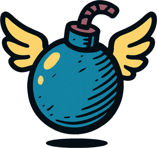Ucan bomba.
In-Game asset.  2d.  High contrast.  No shadows