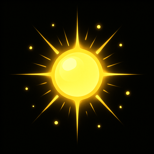 Orb of light.
In-Game asset.  2d.  High contrast.  No shadows