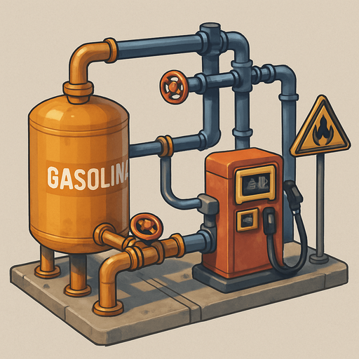 outgoing gasoline infrastructure system.
In-Game asset