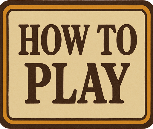 How to play button in professor Layton game style font.
In-Game asset.  2d.  High contrast.  No shadows